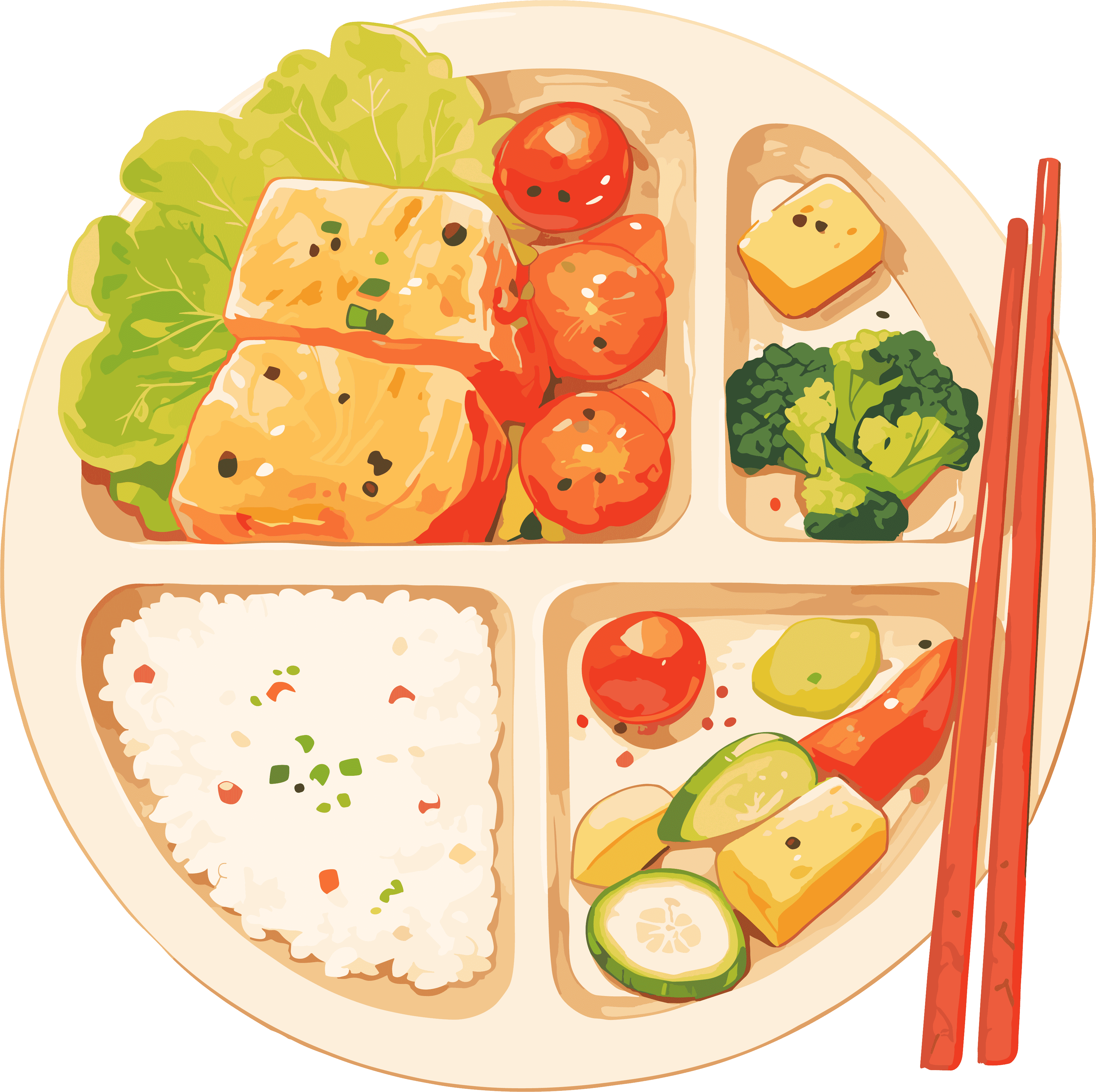 Creative materials for nutritious meals