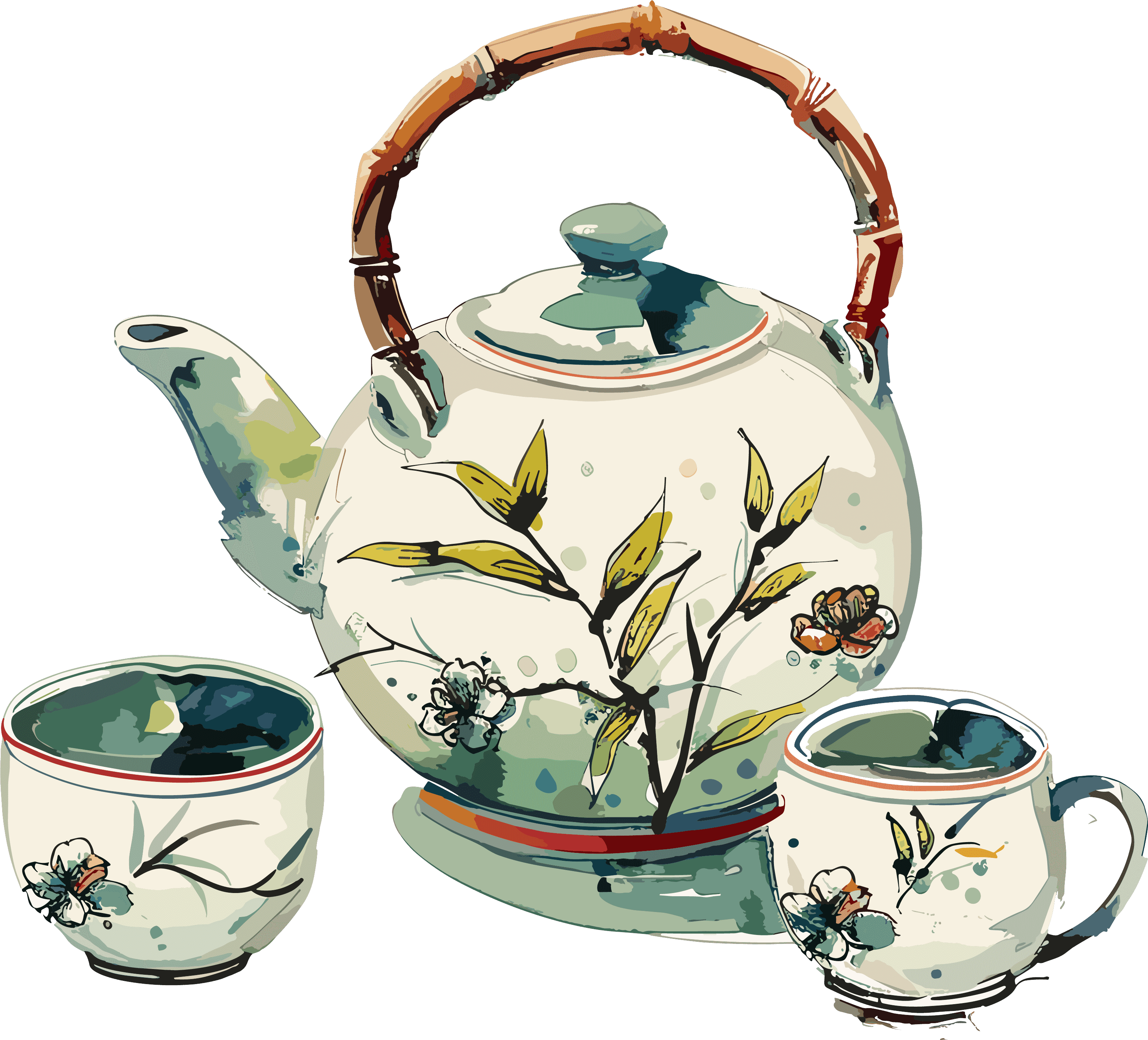 International Tea Day Tea elements
