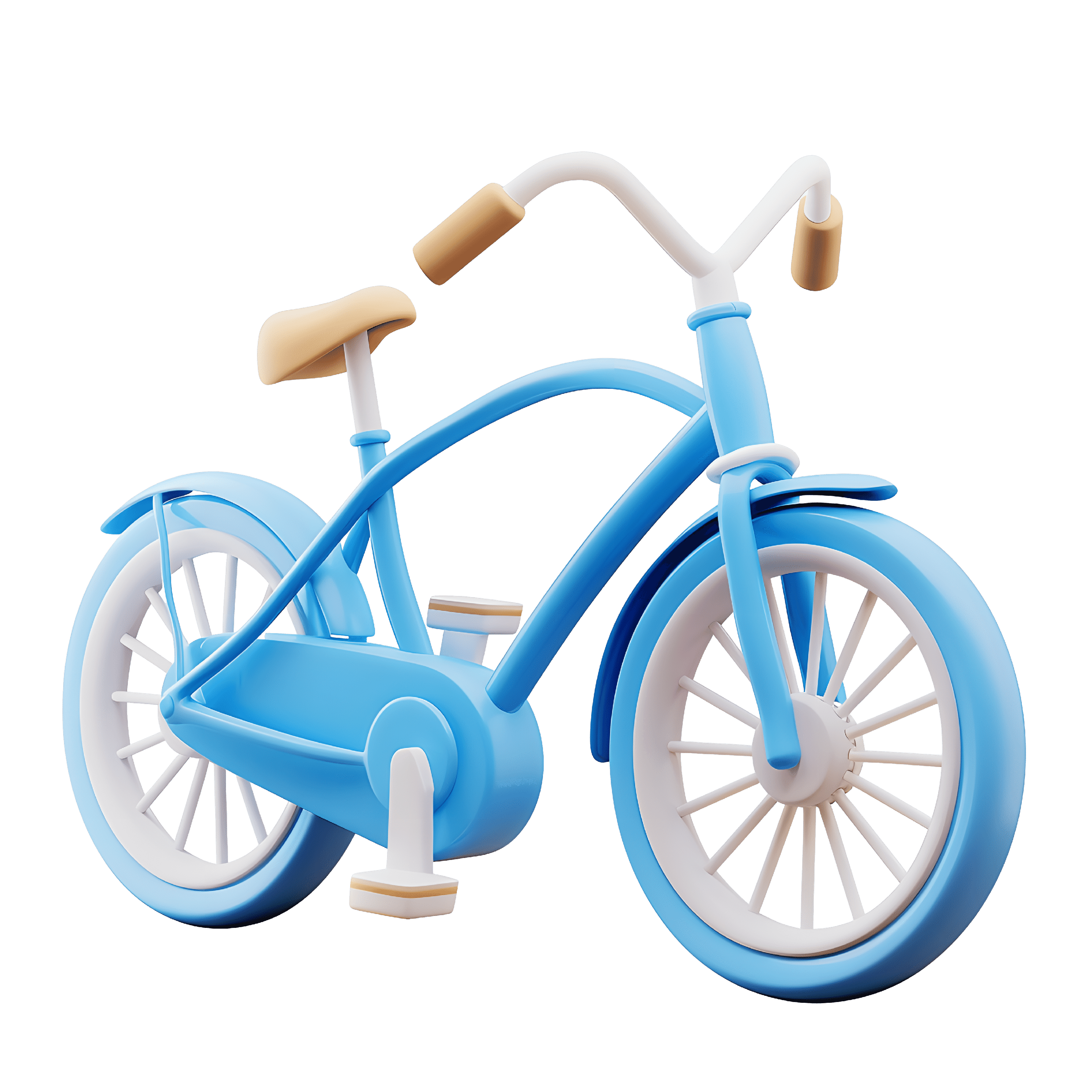 Transparent background material for World Bike Day