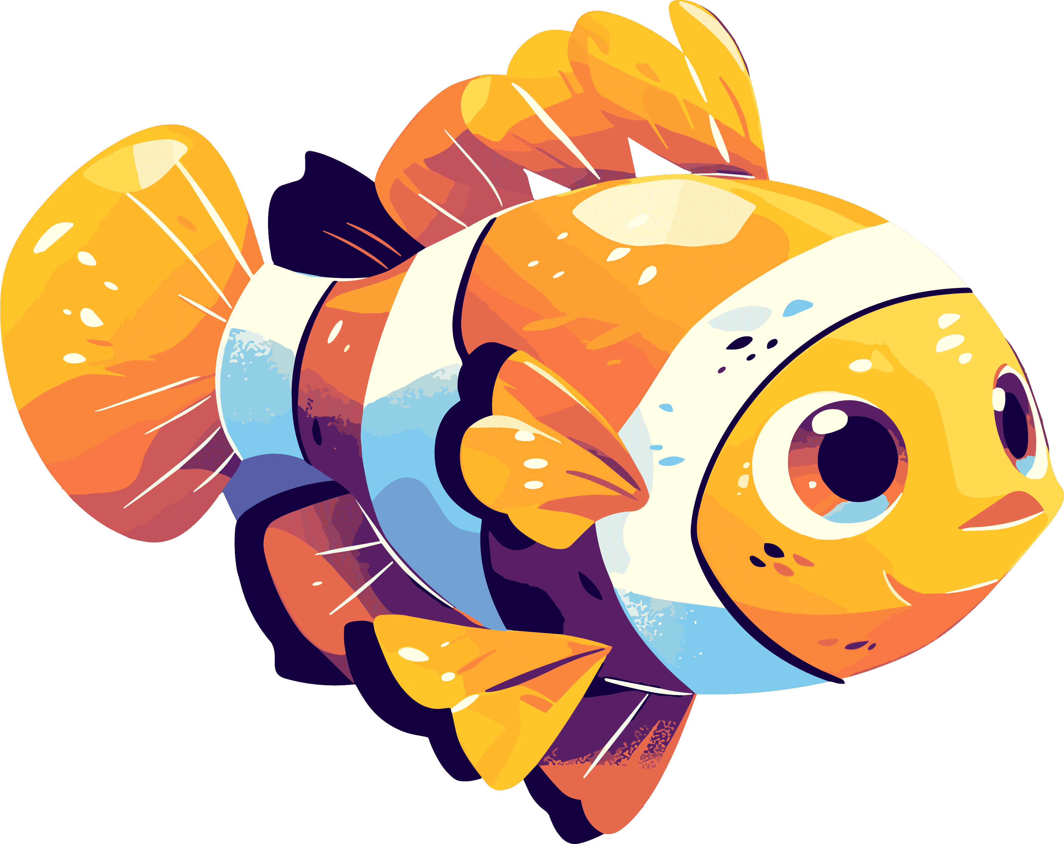 Creative materials for Marine clownfish