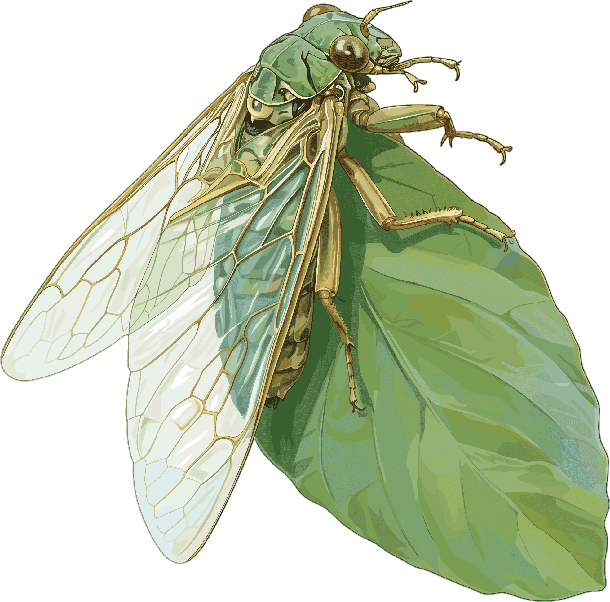 Cicadas can be used as commercial materials